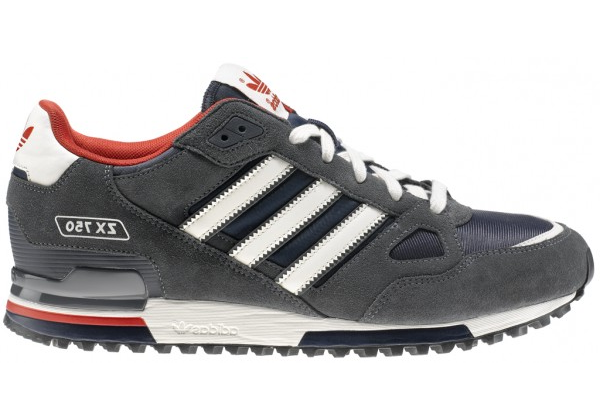 Кроссовки Adidas ZX 750 серые с черным